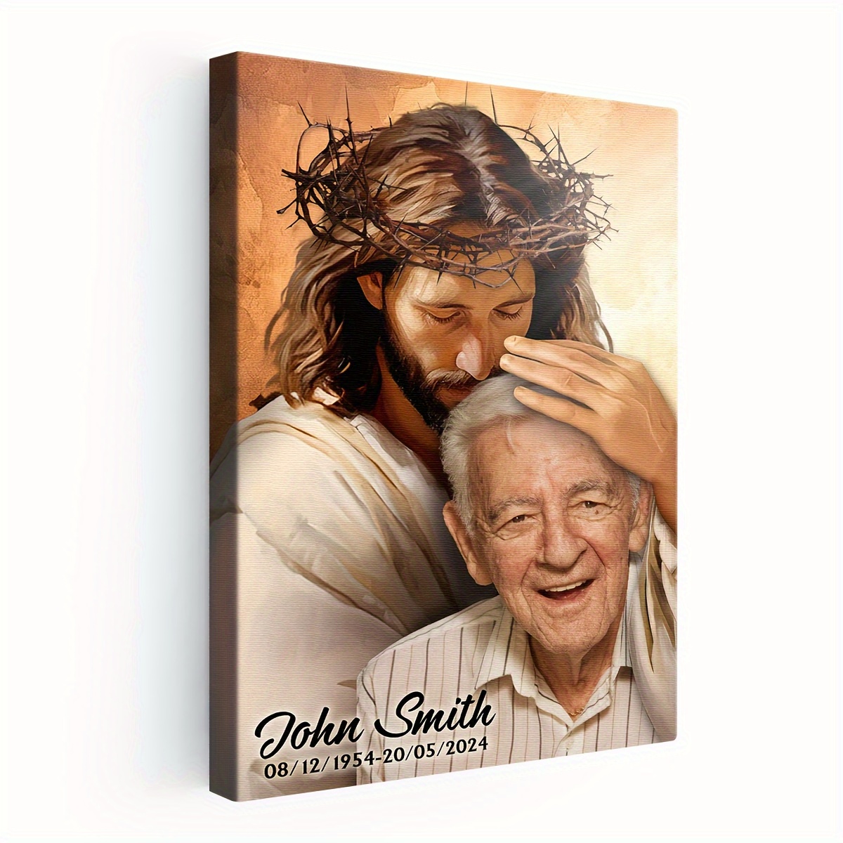 2D Flat-Custom Religious Memor - Canvas Wrap Ready ulasan dan harga