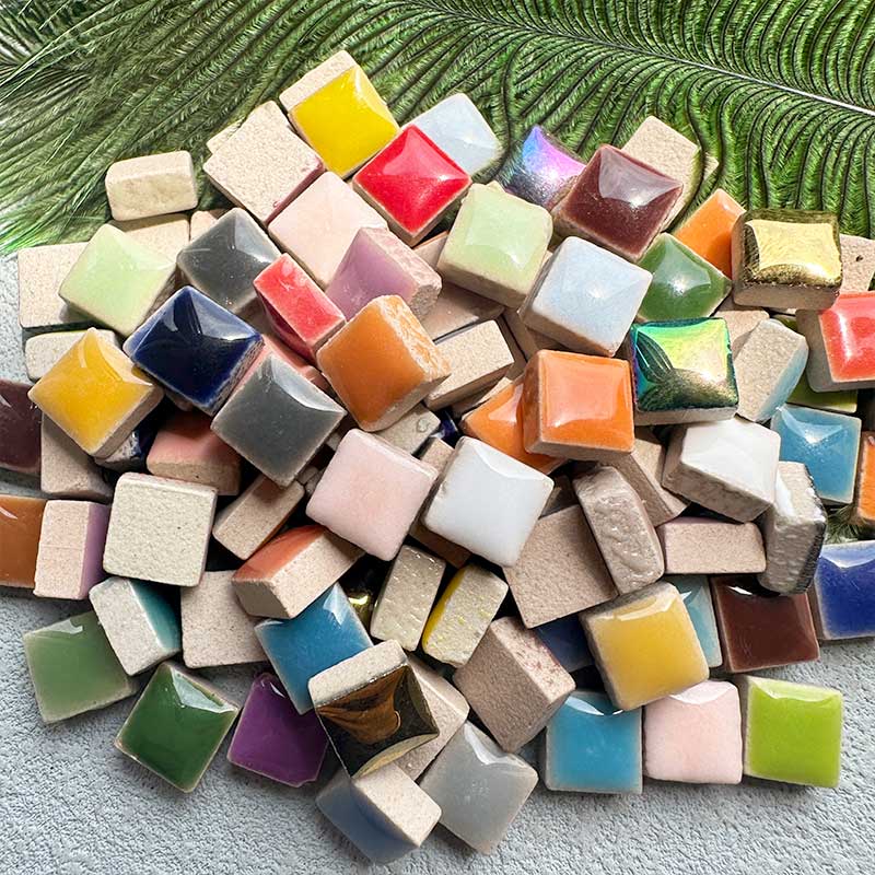 DIY 100g Ceramic Mosaic Tiles  - Ceramic Tile Blank ulasan dan harga