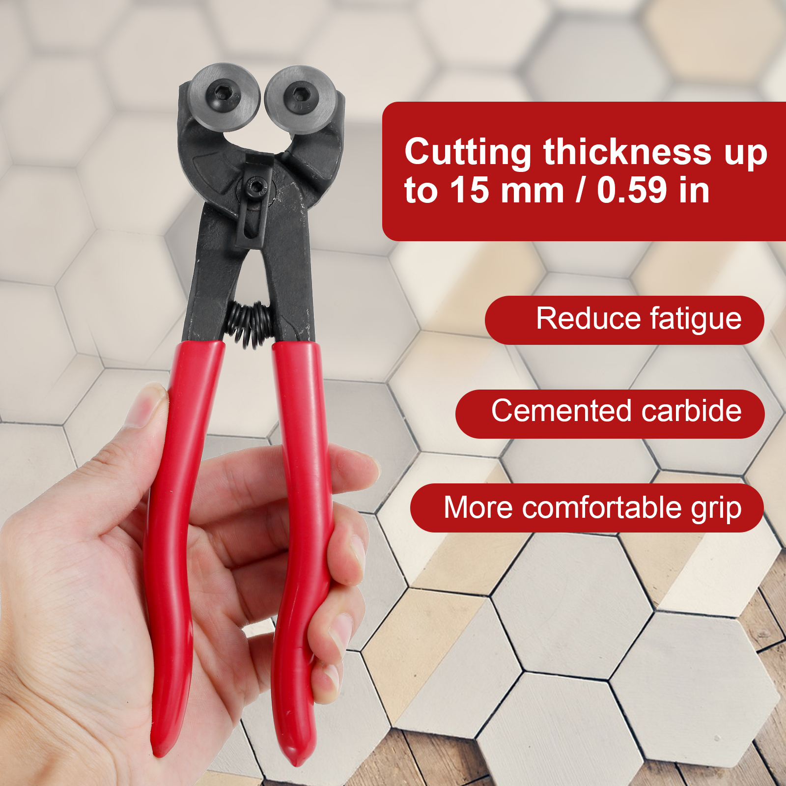 1/2Pcs Tile Nippers Mosaic Cut - Ceramic Tile Blank ulasan dan harga