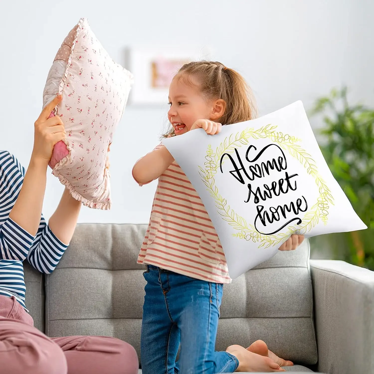 4-Pack White Polyester Peach S - Pillow Cover Sublimation ulasan dan harga