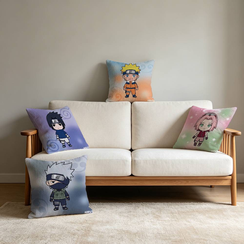 Uzumaki Naruto Fashion Decor T - Pillow Cover Sublimation ulasan dan harga