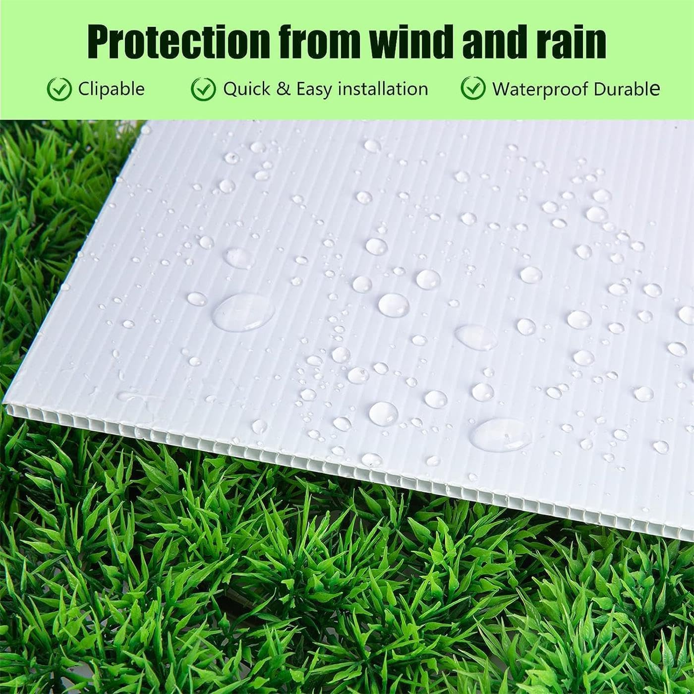 6 Pack 24x18 White Blank Lawn  - Yard Sign Blank ulasan dan harga
