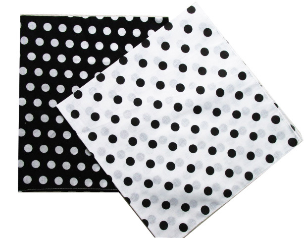 2025 New Fashion Cotton Black  - Bandana Blank White ulasan dan harga