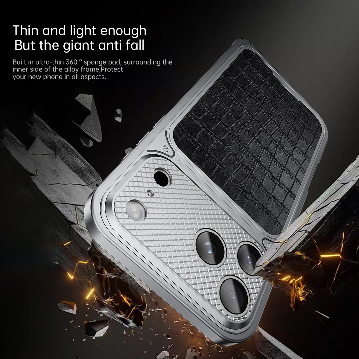 High End Crocodile Leather Pat - Metal Photo Panel ulasan dan harga