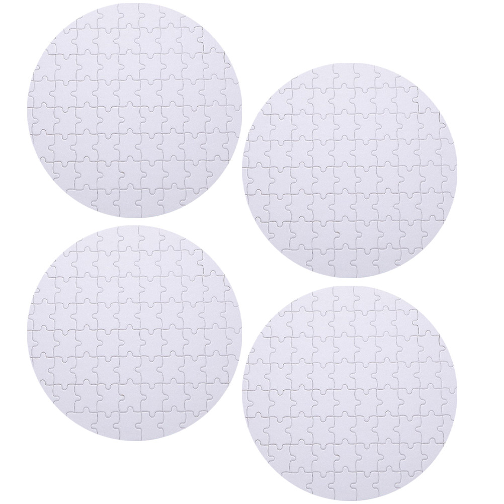 4Pcs White Sublimation Puzzle  - Puzzle Blank White ulasan dan harga