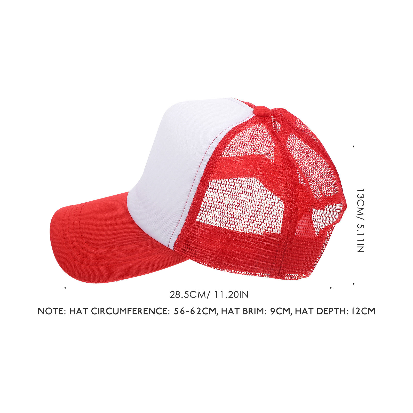 10Pcs Blank Mesh Baseball Caps - Hat Sublimation Blank ulasan dan harga