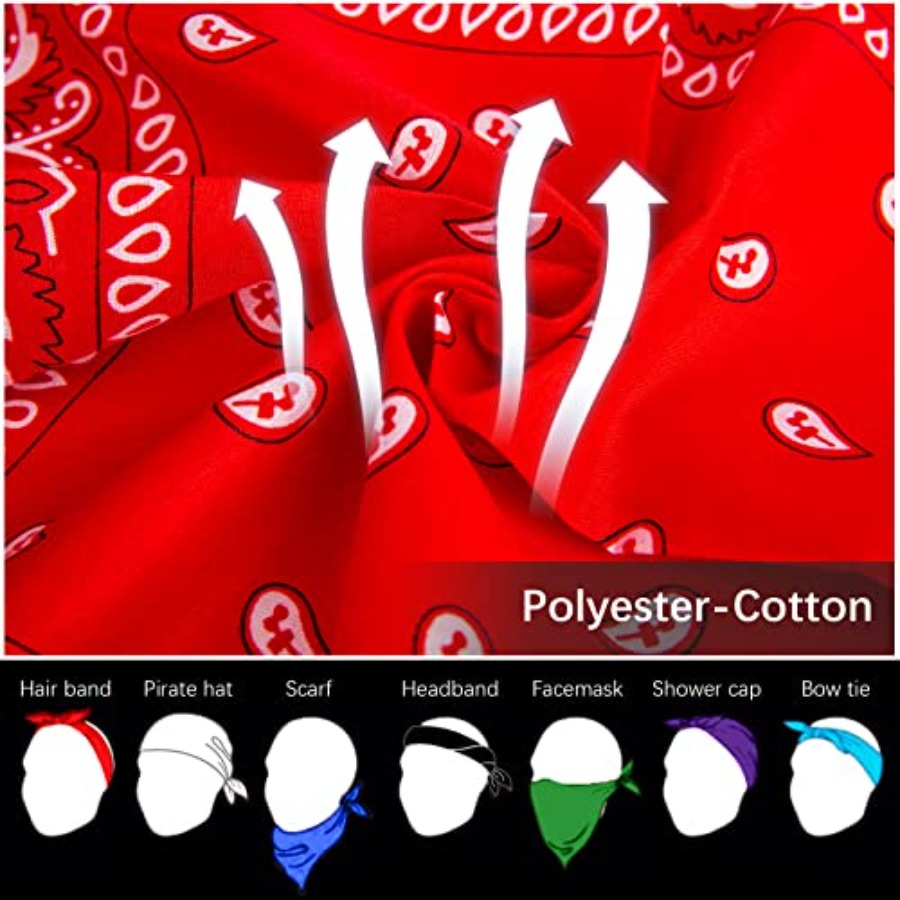 12- Bandanas for Men Women Pai - Bandana Blank White ulasan dan harga