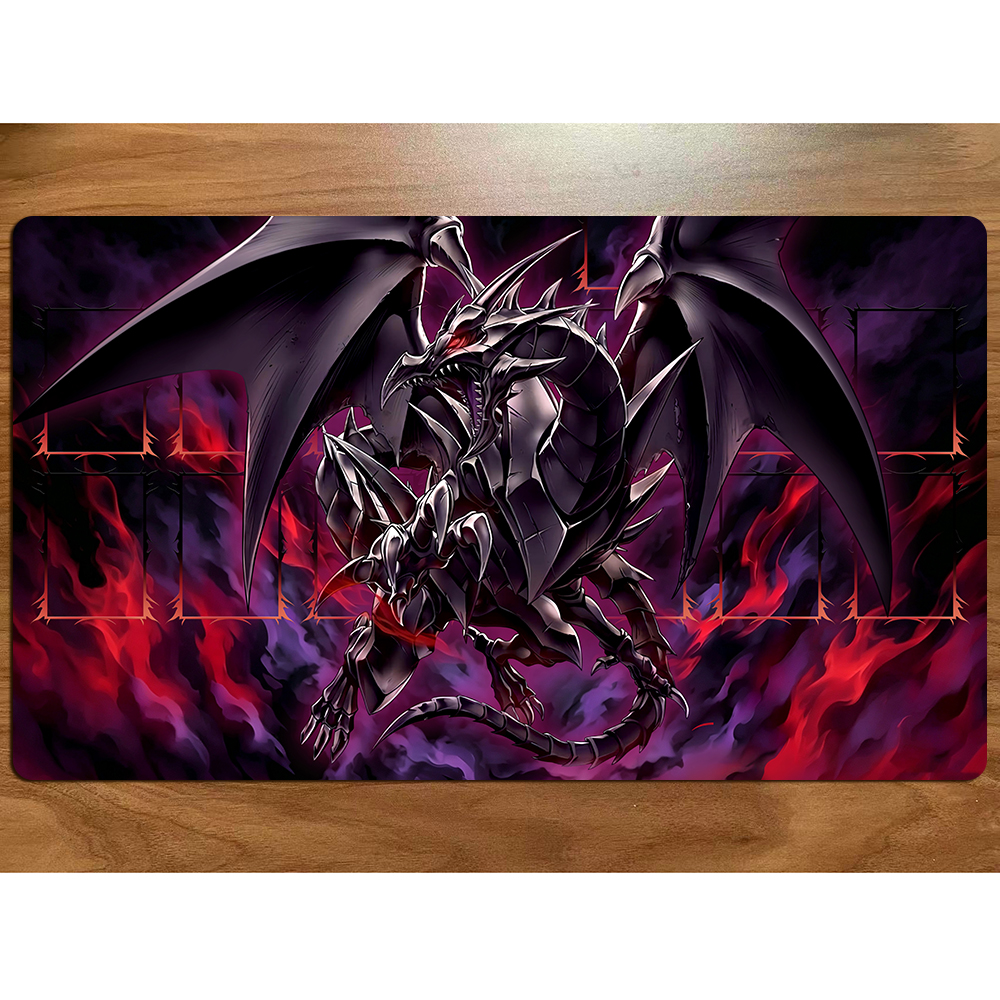 Yu-Gi-Oh Playmat Red-Eyes Blac - Door Mat Blank ulasan dan harga