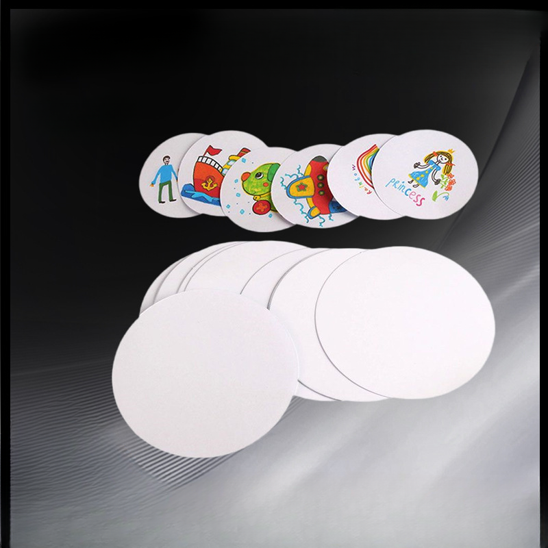 100pcs Round Paper for Button  - Button Badge Blank ulasan dan harga
