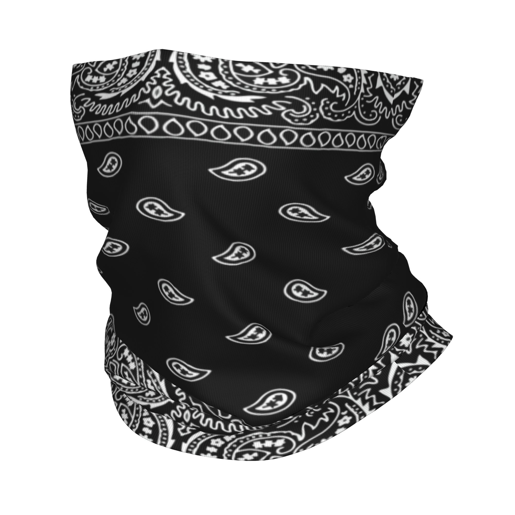 Custom Black and White Bandana - Bandana Blank White ulasan dan harga