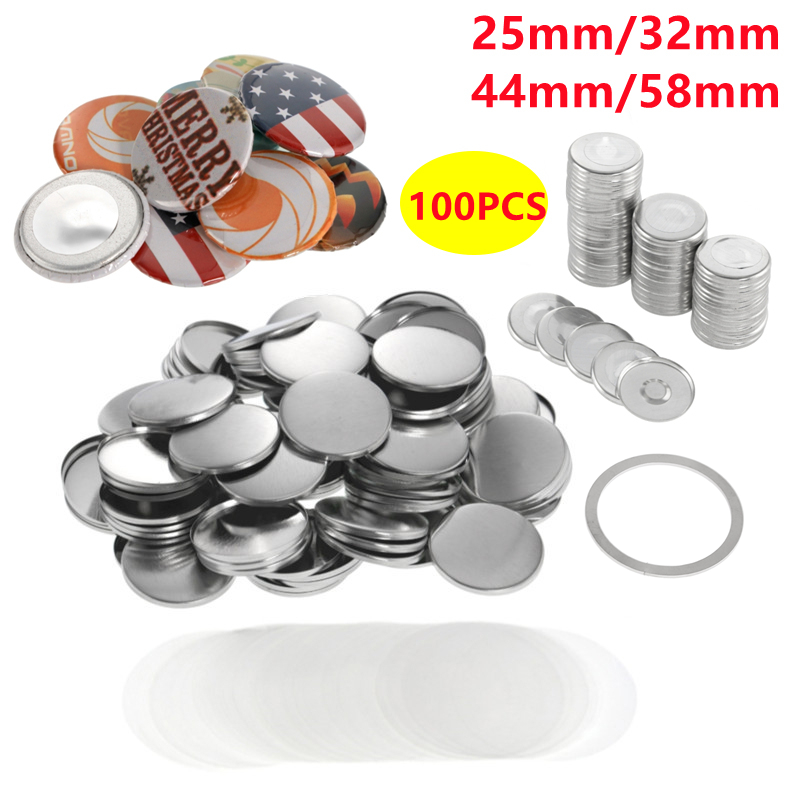 25/32/37/44/58mm Button Making - Button Badge Blank ulasan dan harga